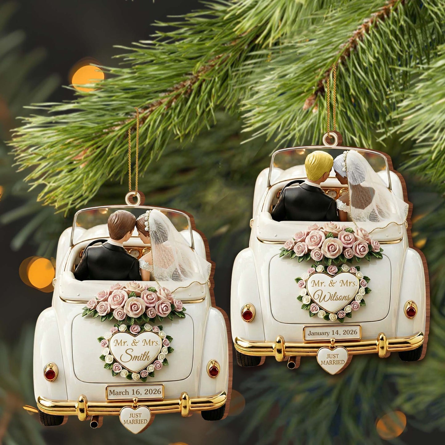 Celebrate Your Special Day, Wedding Car and Roses