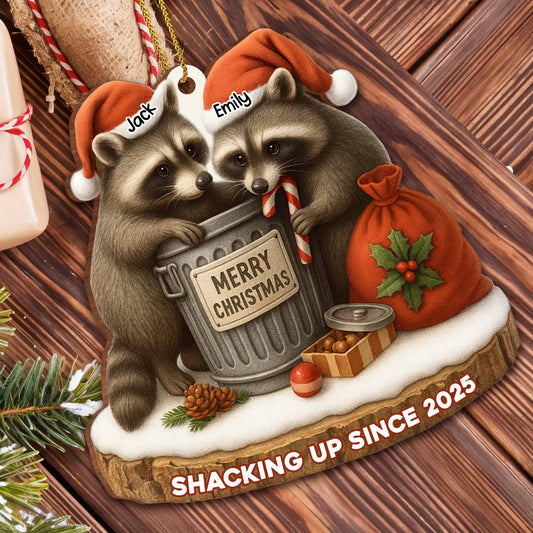 Merry Christmas, Shacking Up Since, Raccoons And Santa Hats