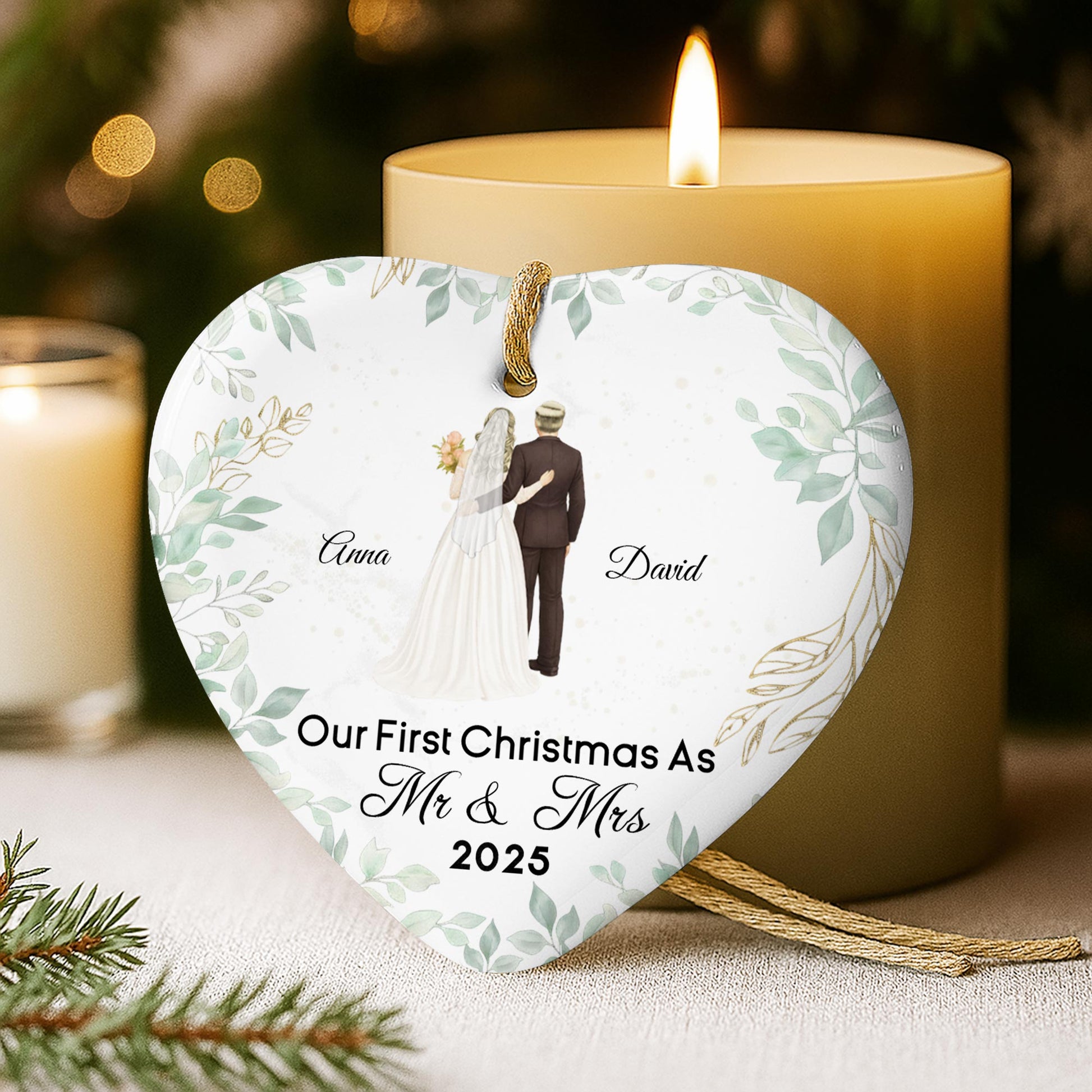 Our First Christmas As Mr & Mrs, Featuring A Couple