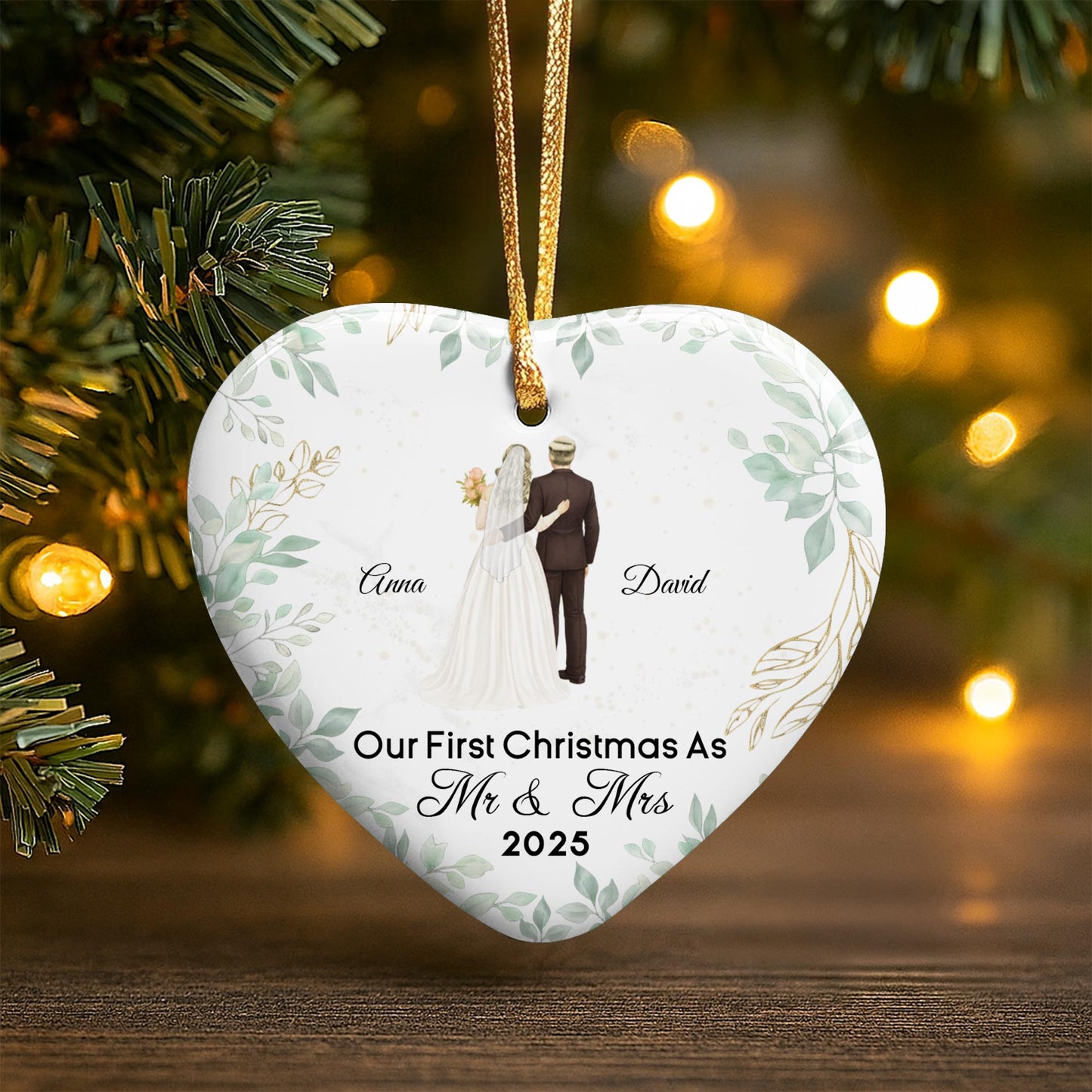 Our First Christmas As Mr & Mrs, Featuring A Couple