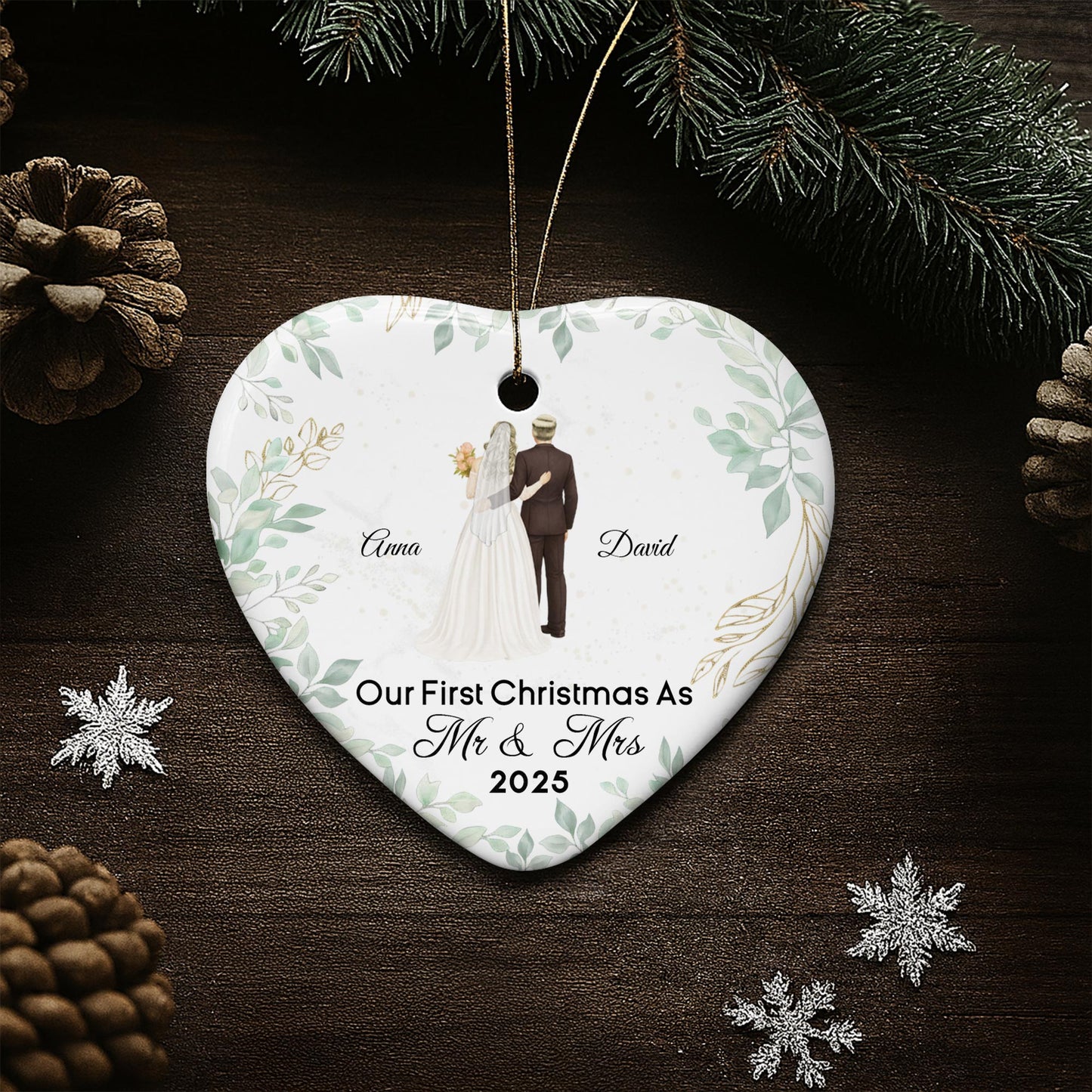 Our First Christmas As Mr & Mrs, Featuring A Couple