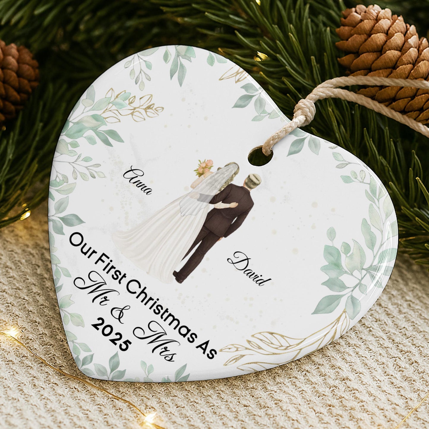 Our First Christmas As Mr & Mrs, Featuring A Couple