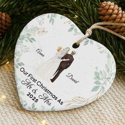 Our First Christmas As Mr & Mrs, Featuring A Couple