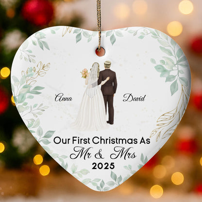 Our First Christmas As Mr & Mrs, Featuring A Couple