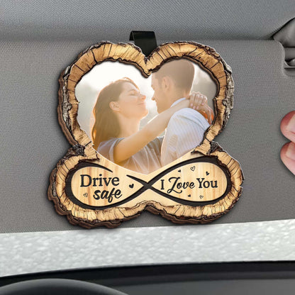 Drive Safe I Love You Heart Shaped Clip