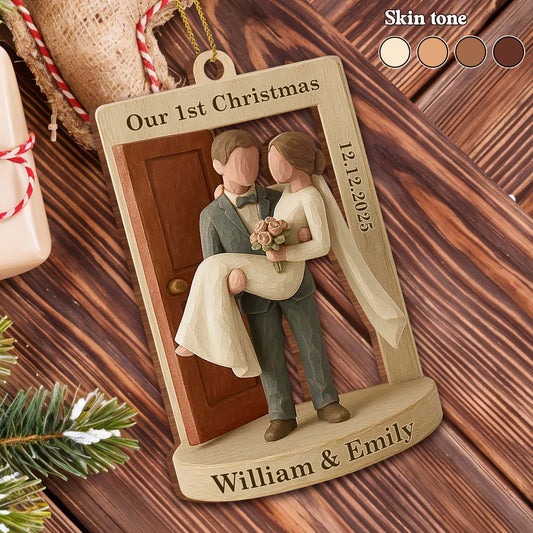 Our 1st Christmas Couple by the Door