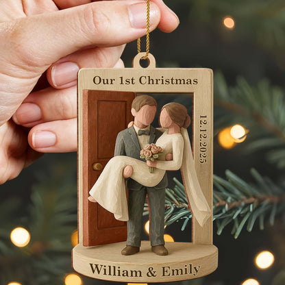 Our 1st Christmas Couple by the Door