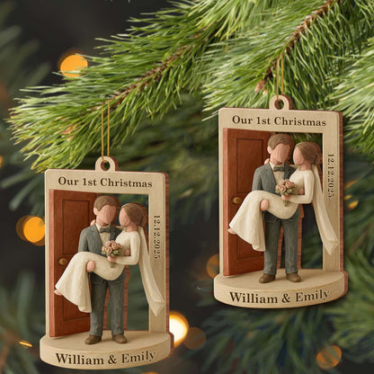 Our 1st Christmas Couple by the Door