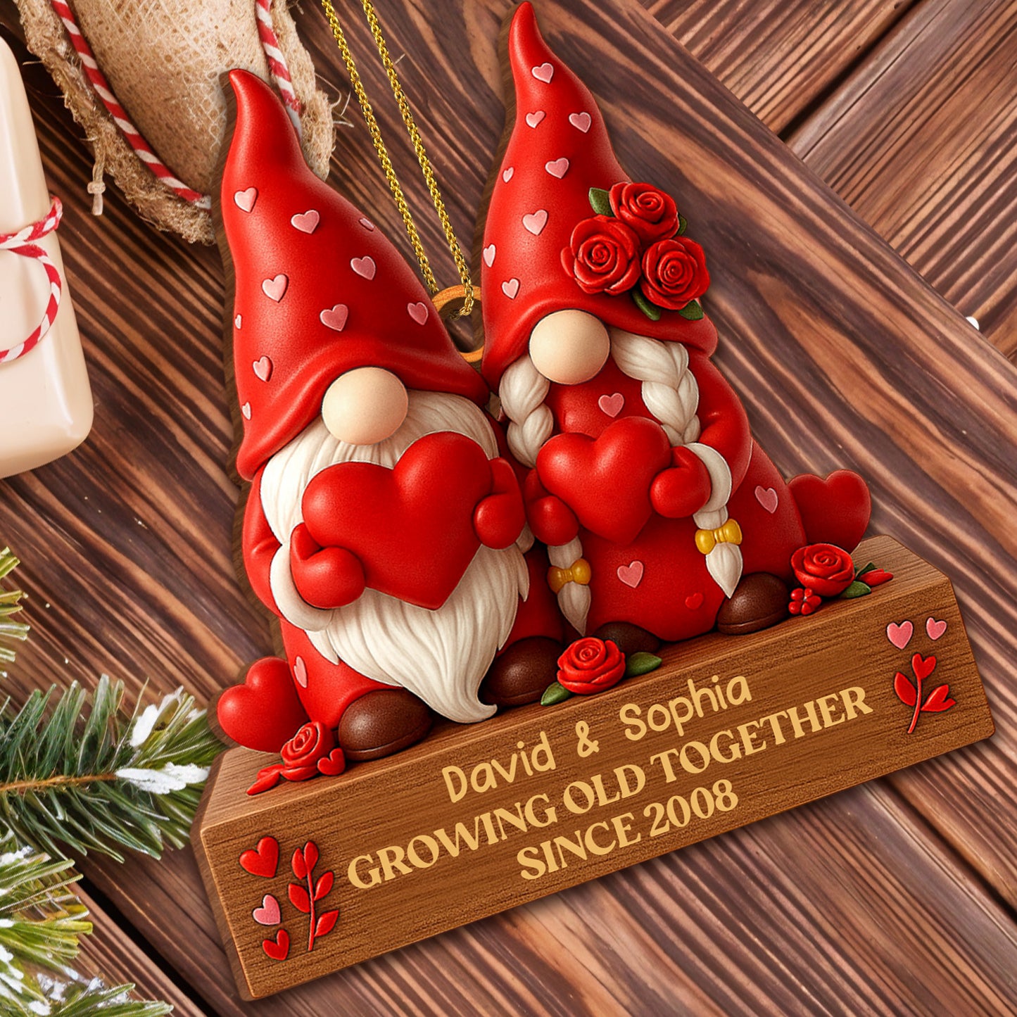 Growing Old Together With Gnomes And Hearts