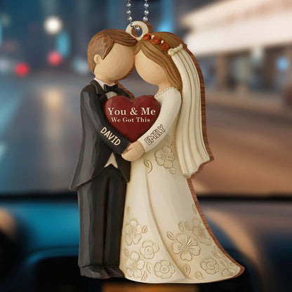 You & Me We Got This Couple Ornament