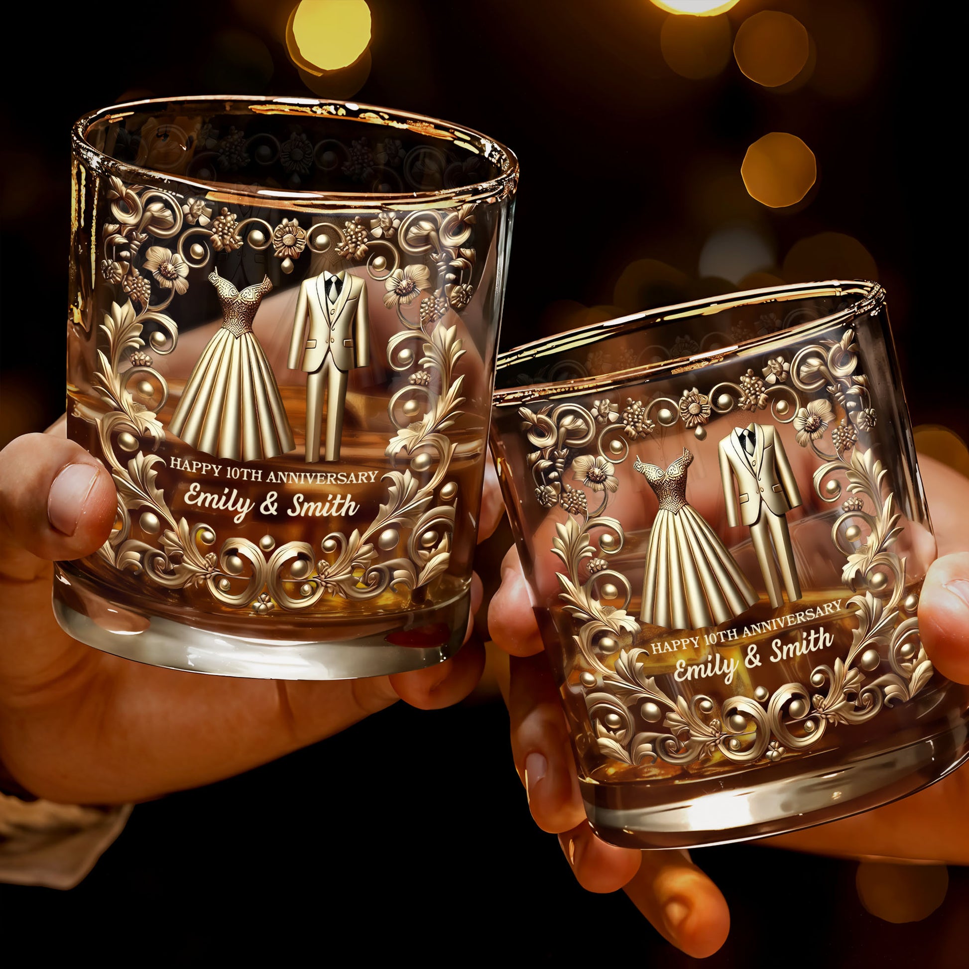 Celebrate Special Milestone, Wedding Dress And Suit