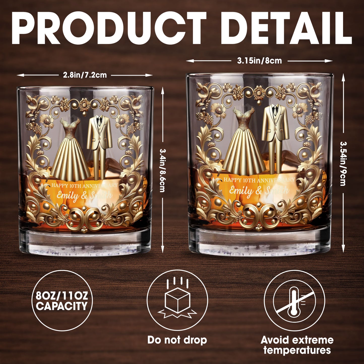 Celebrate Special Milestone, Wedding Dress And Suit