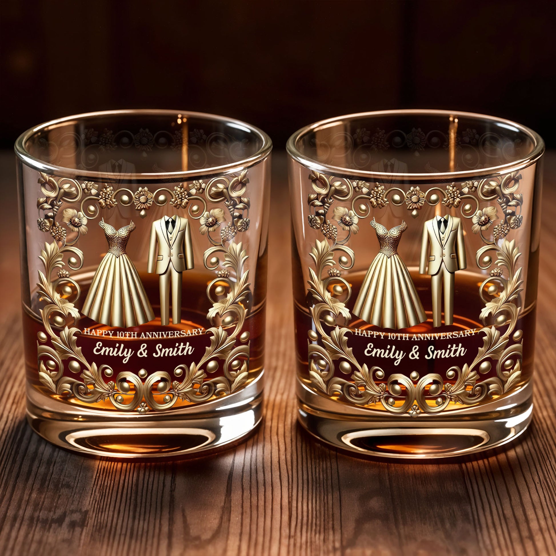 Celebrate Special Milestone, Wedding Dress And Suit