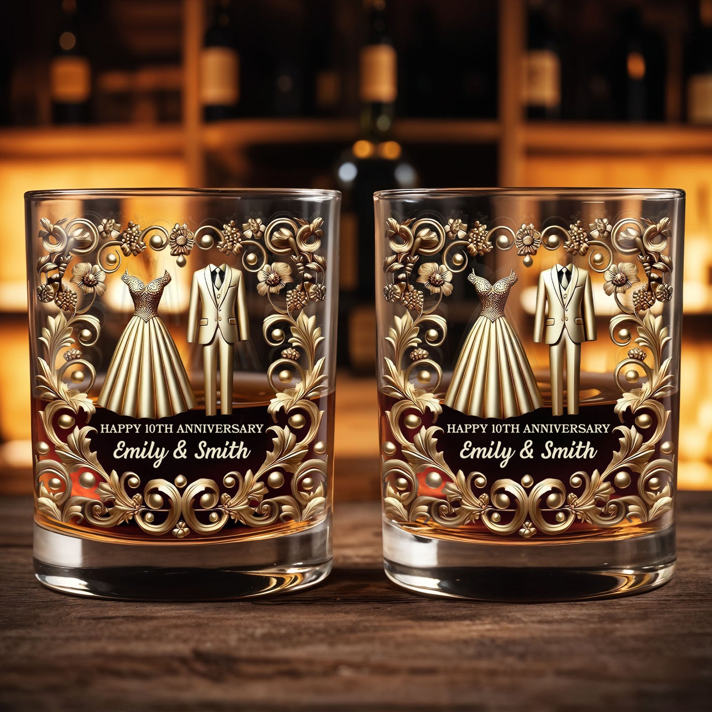 Celebrate Special Milestone, Wedding Dress And Suit