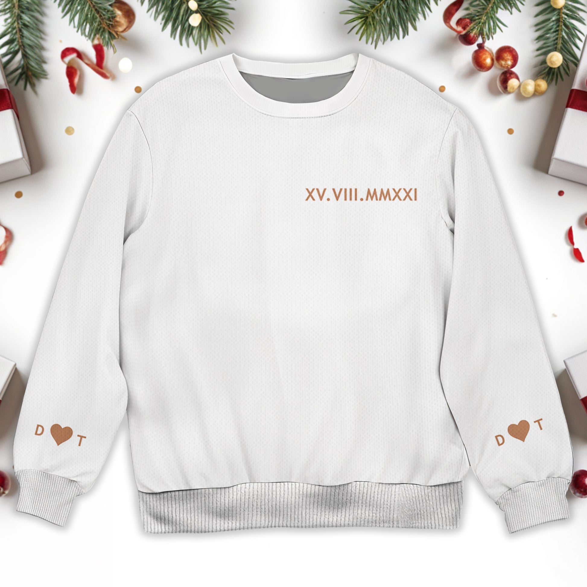 Forever In Love Together Since Sweatshirt With Hearts