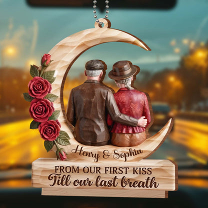 From Our First Kiss Till Our Last Breath, Crescent Moon With Roses