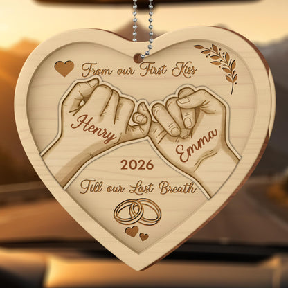 From Our First Kiss Till Our Last Breath, Holding Hands, Heart, Wedding Rings