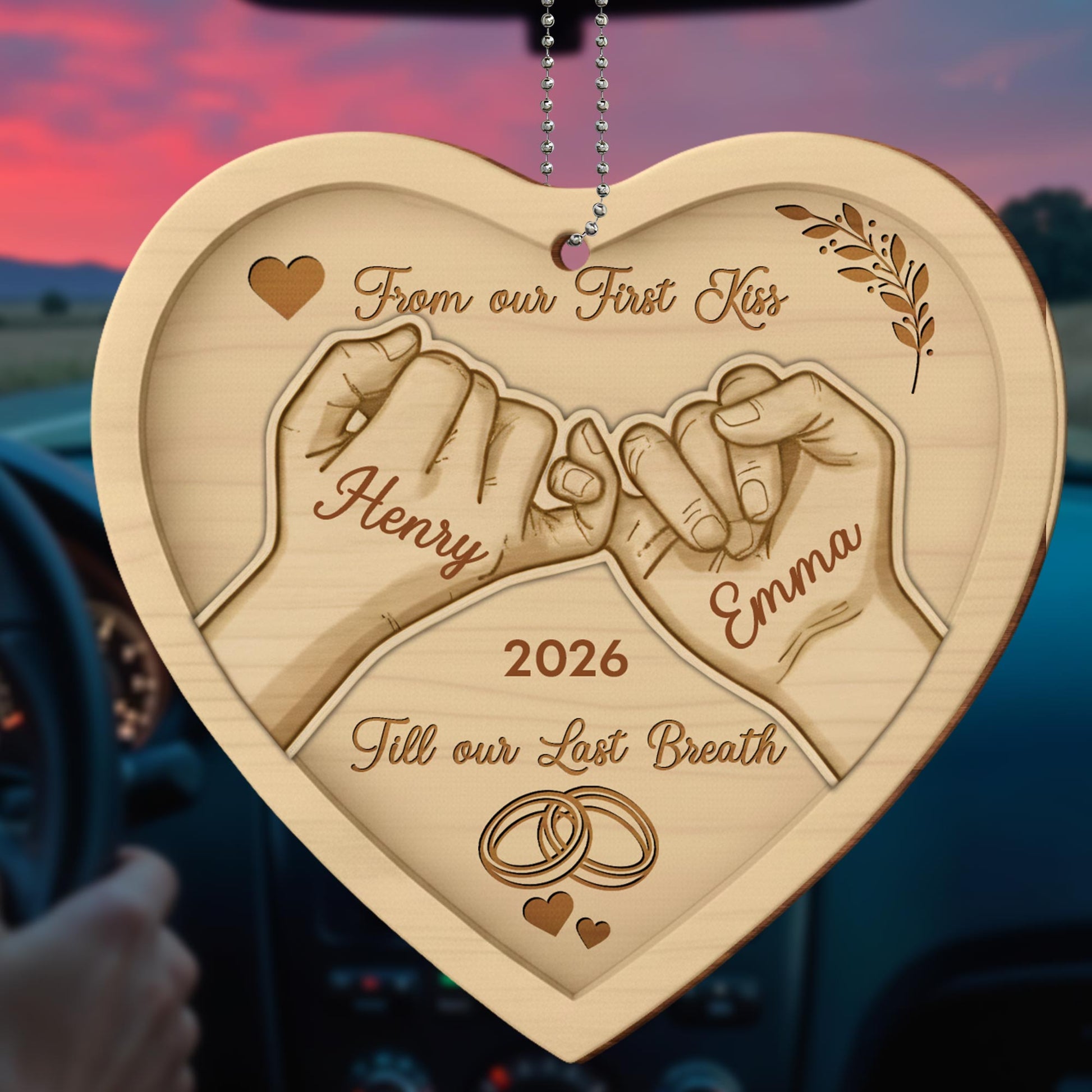 From Our First Kiss Till Our Last Breath, Holding Hands, Heart, Wedding Rings