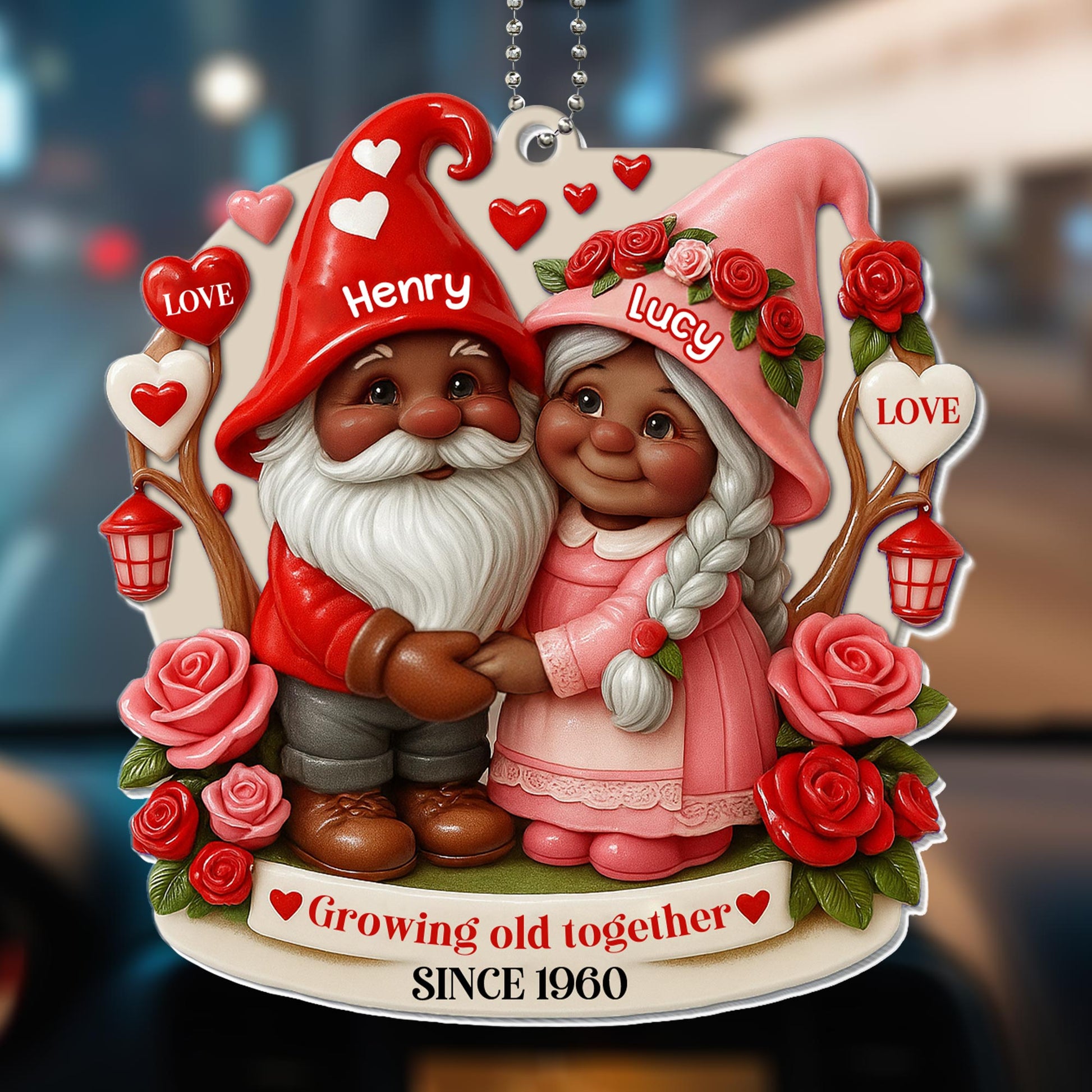 Growing Old Together With Gnomes And Roses