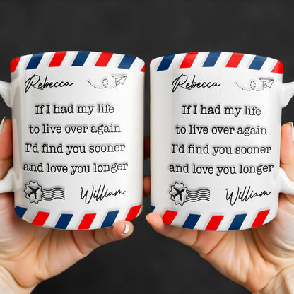 Find You Sooner And Love You Longer With Mail Envelope And Star