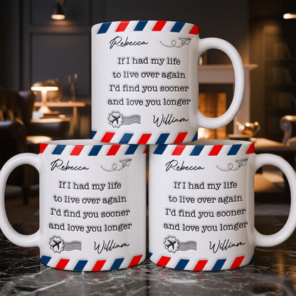 Find You Sooner And Love You Longer With Mail Envelope And Star