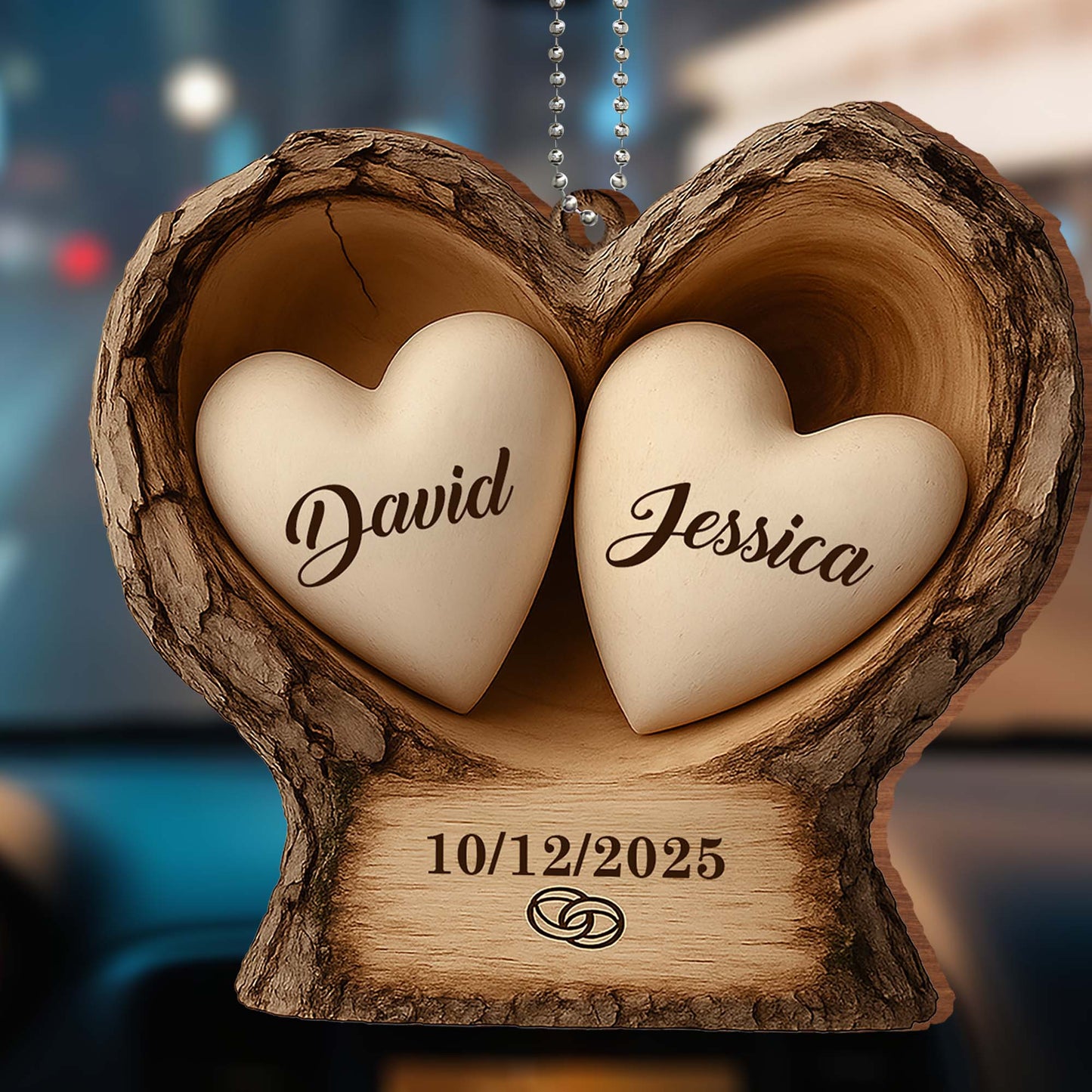 Capture Special Moments With Our Heart Wood Ornament