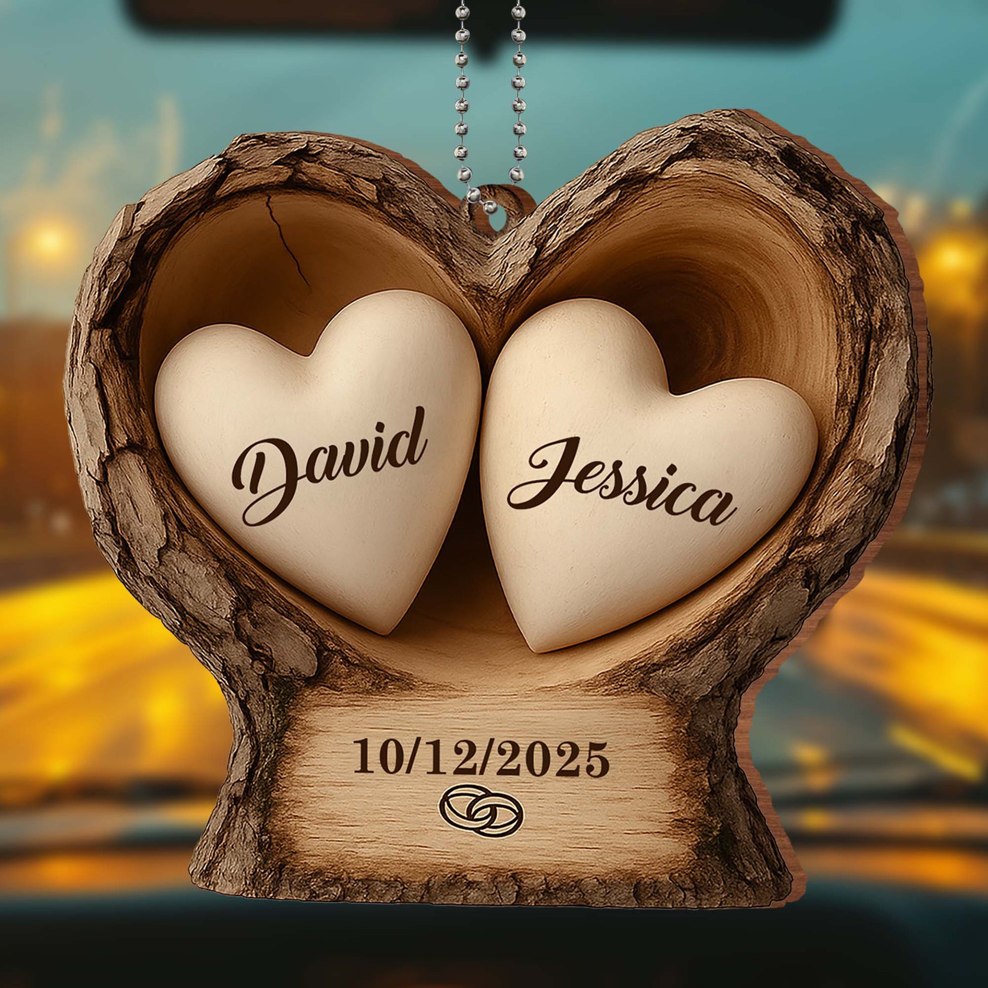 Capture Special Moments With Our Heart Wood Ornament