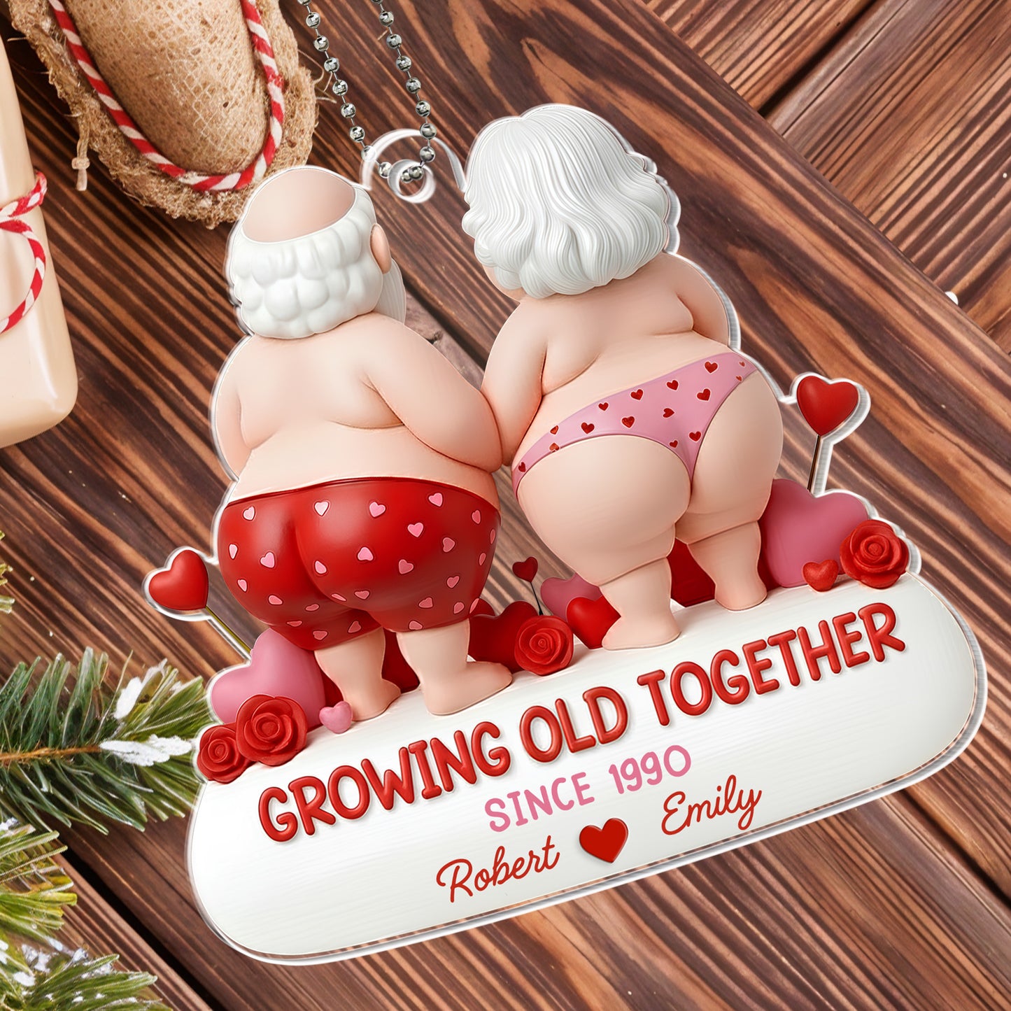 Growing Old Together, Heart And Roses