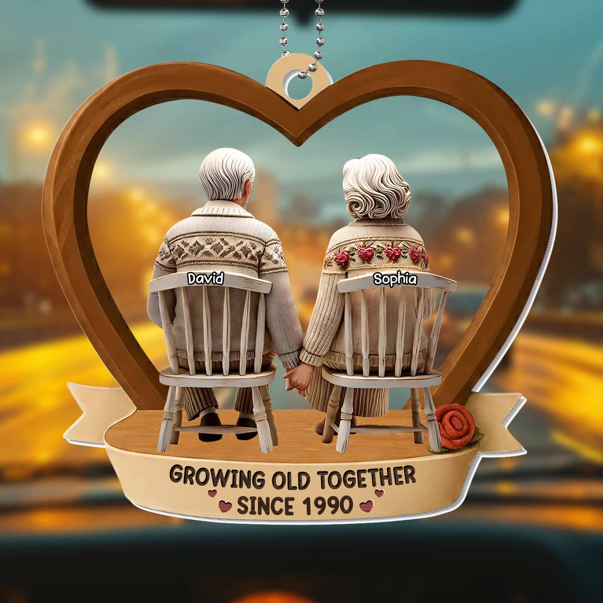 Growing Old Together With Heart and Roses