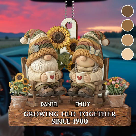 Growing Old Together, Gnomes And Sunflowers