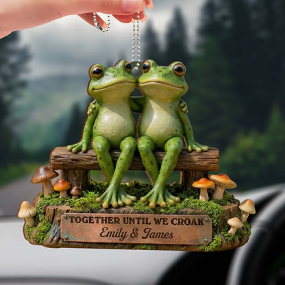 Together Until We Croak With Charming Frog Pair
