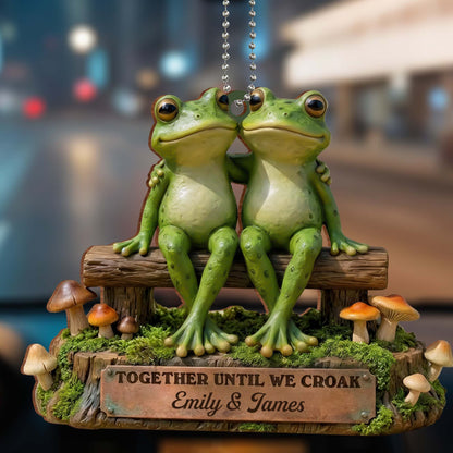 Together Until We Croak With Charming Frog Pair