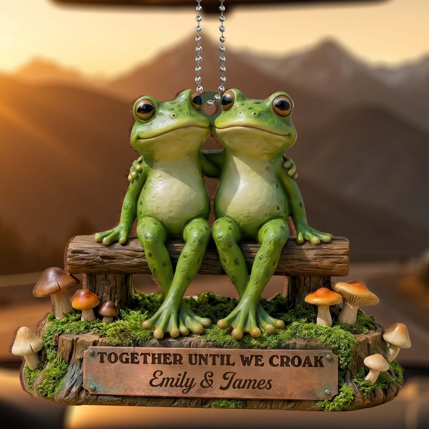 Together Until We Croak With Charming Frog Pair