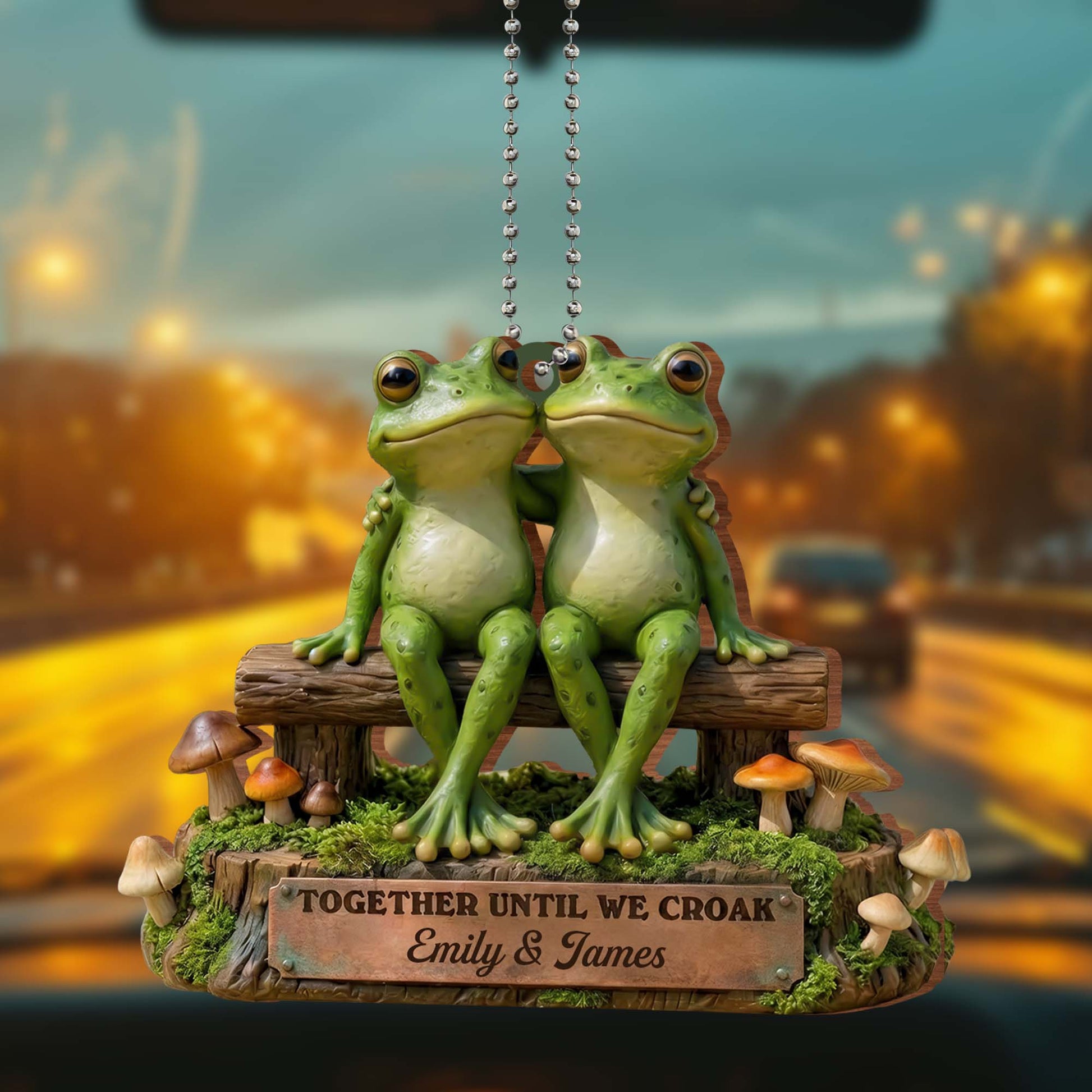 Together Until We Croak With Charming Frog Pair