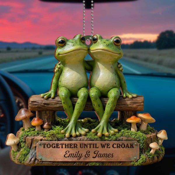 Together Until We Croak With Charming Frog Pair