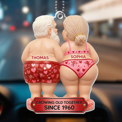 Growing Old Together, Elderly Couple Design