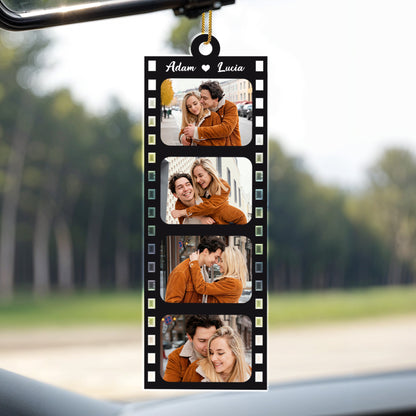 Capture Moments Together In Film Strip Design - Personalized Custom Acrylic Ornament, Christmas Gift - CPL113_ACO