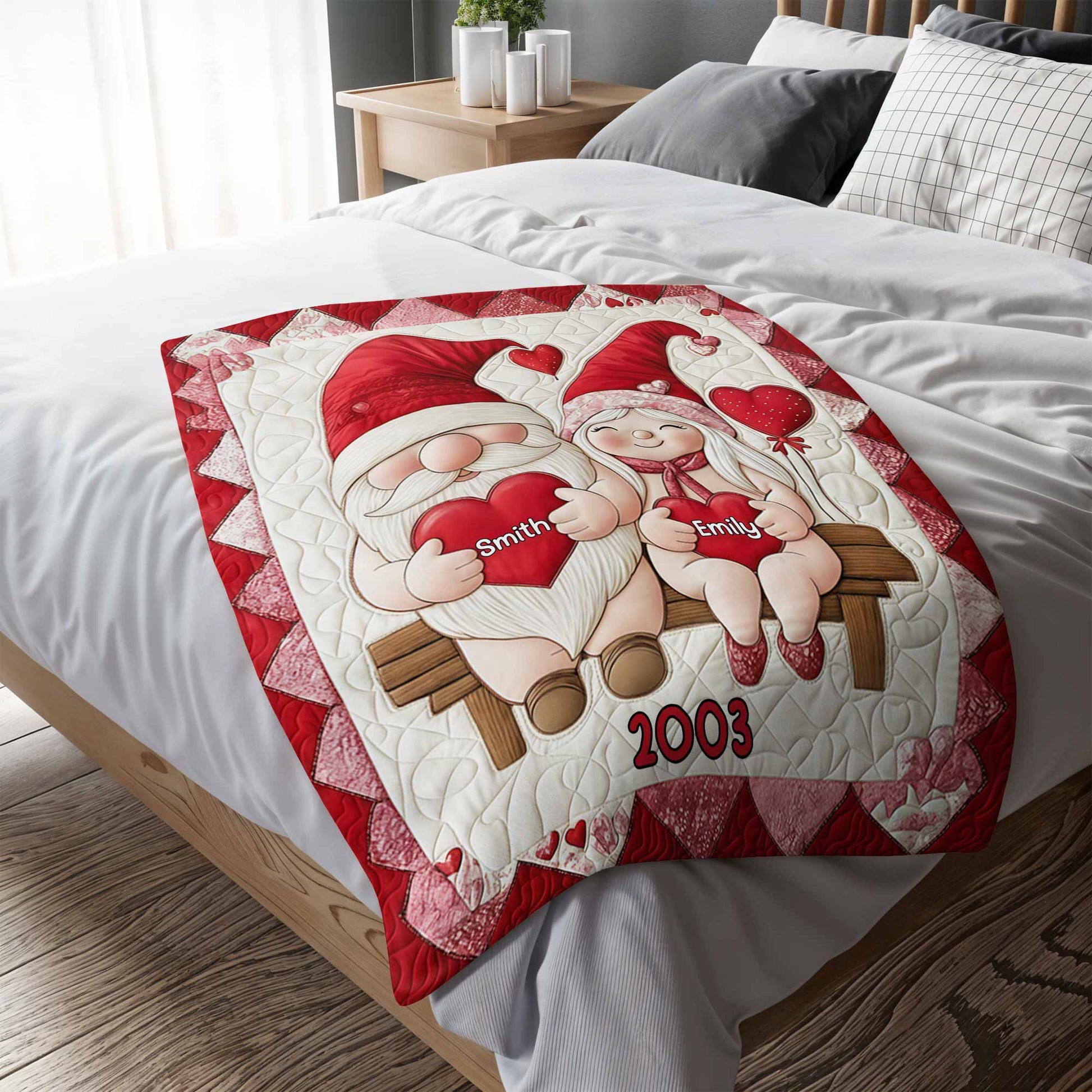 Seize The Season's Greetings With Santa And Hearts