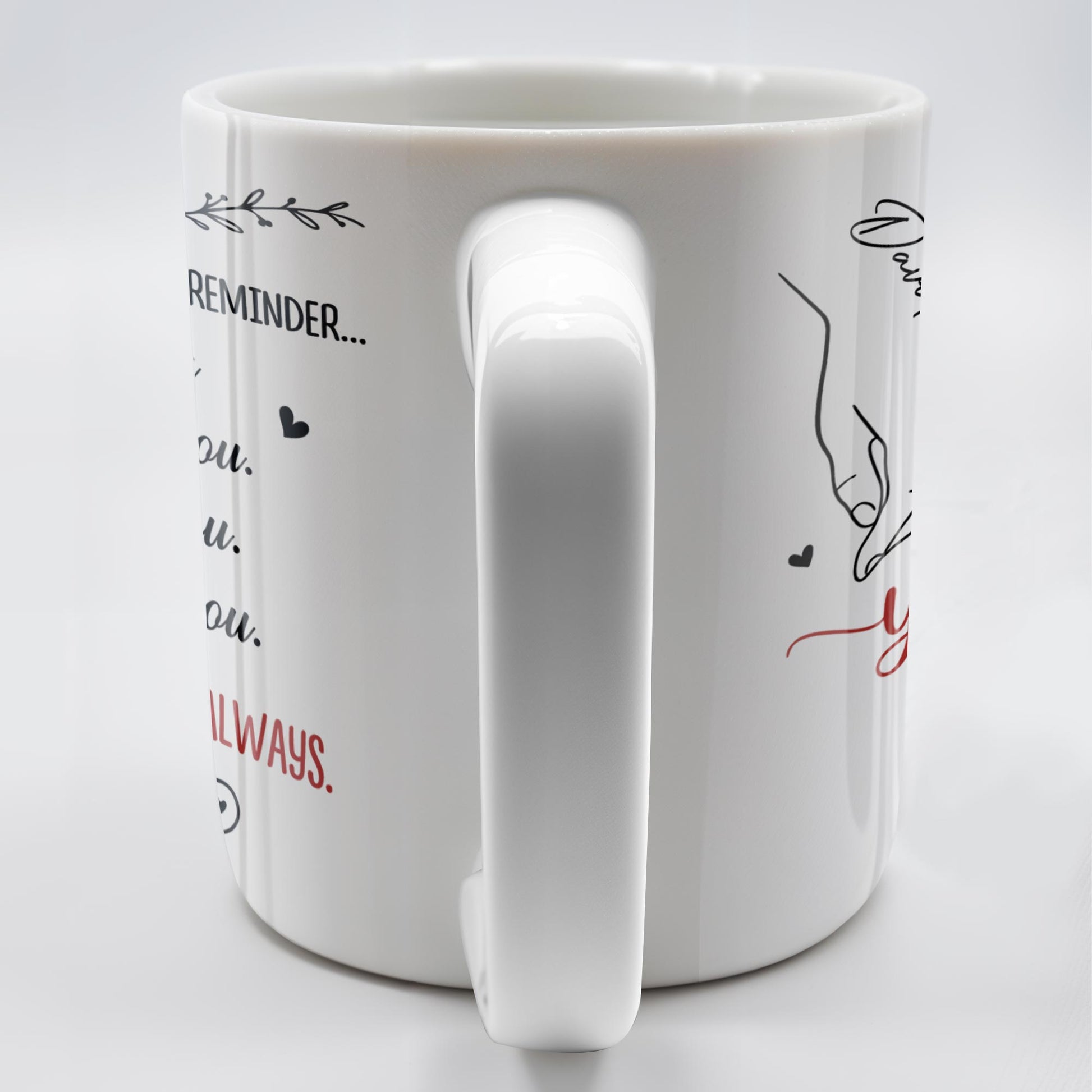 In Case You Need A Little Reminder Linked Rings And Hearts Design