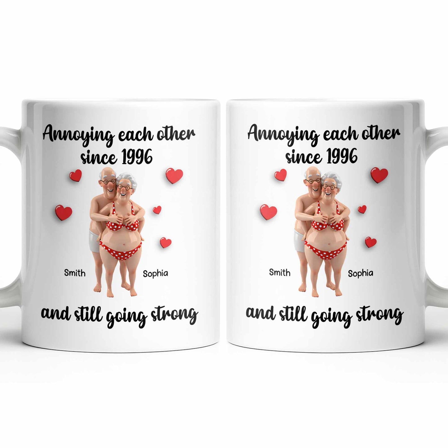 Annoying Each Other Since And Still Going Strong - Personalized Custom Coffee Mug - CPL1143_MG