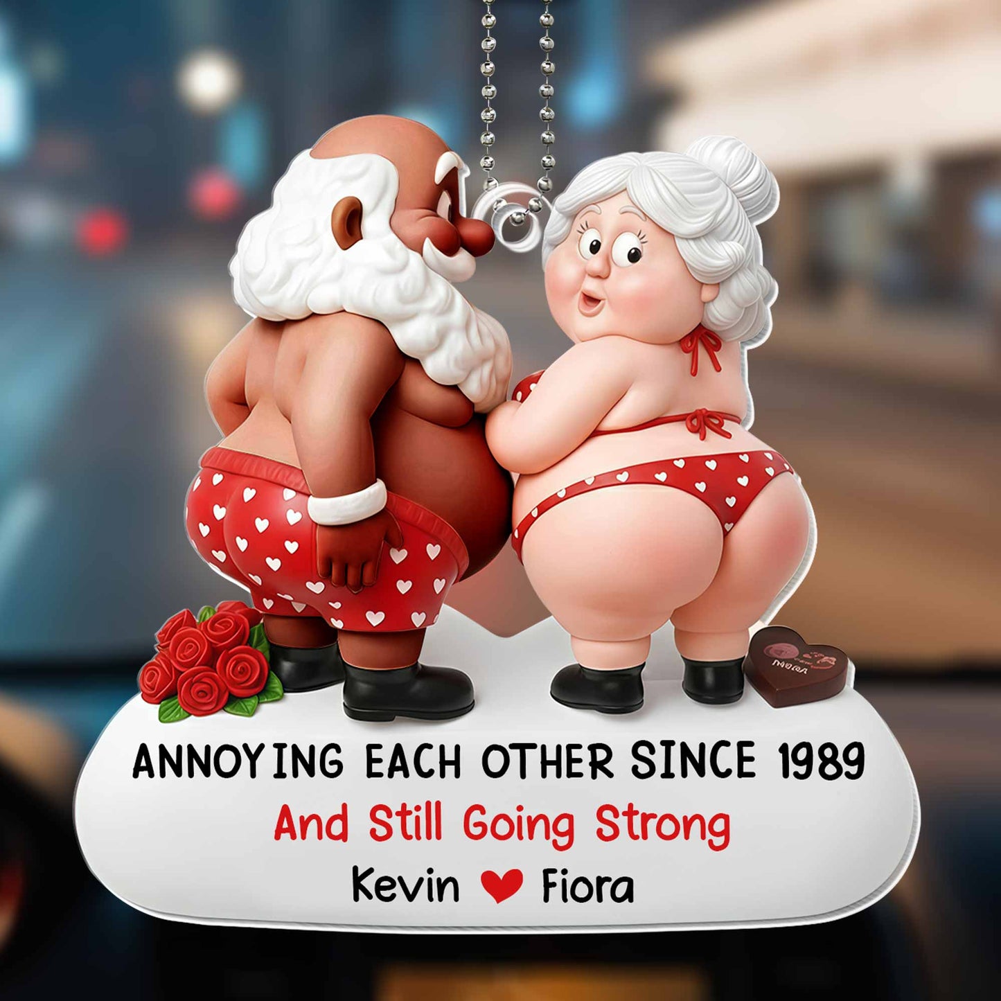 Annoying Each Other Since 1990 And Still Going Strong, Santa And Mrs. Claus