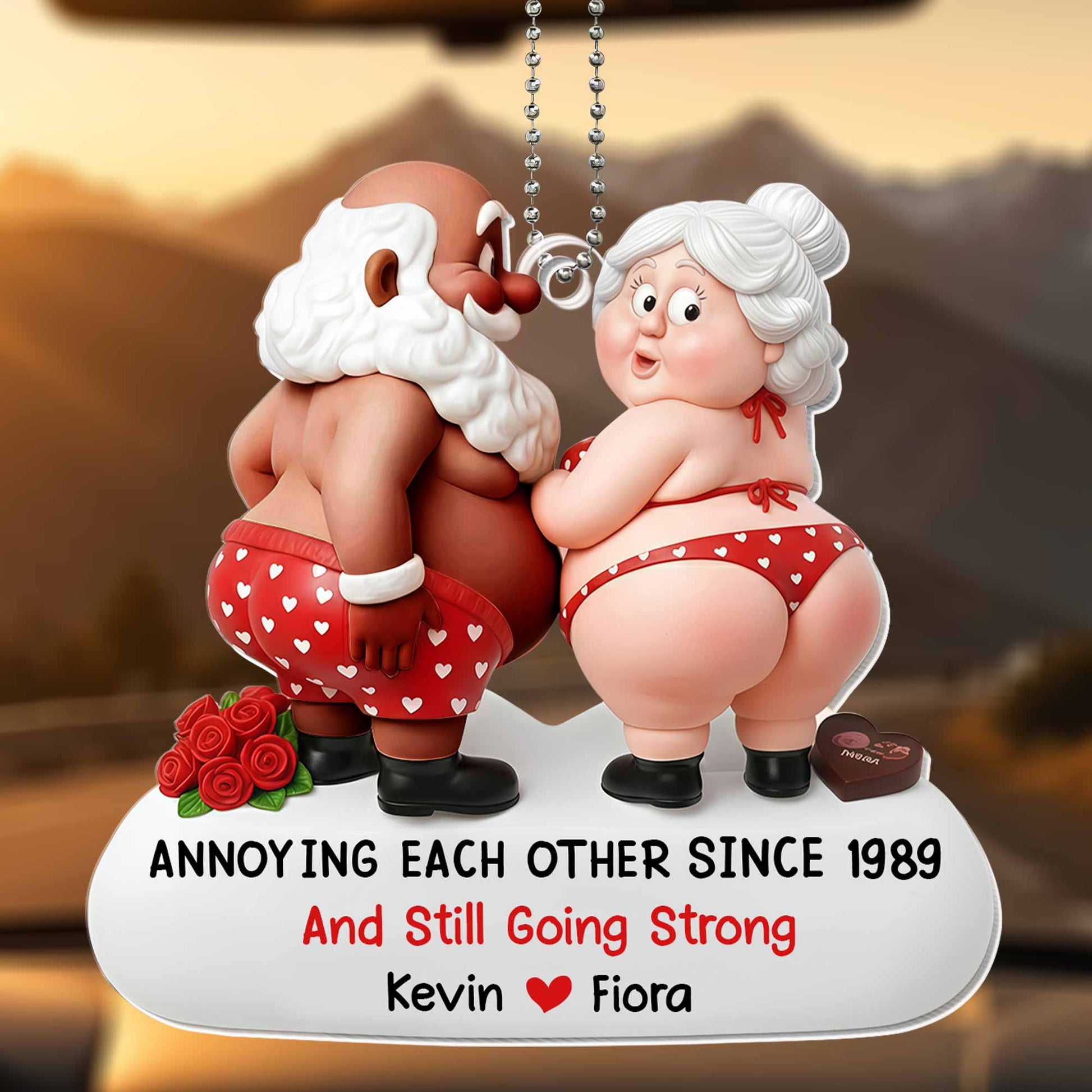 Annoying Each Other Since 1990 And Still Going Strong, Santa And Mrs. Claus