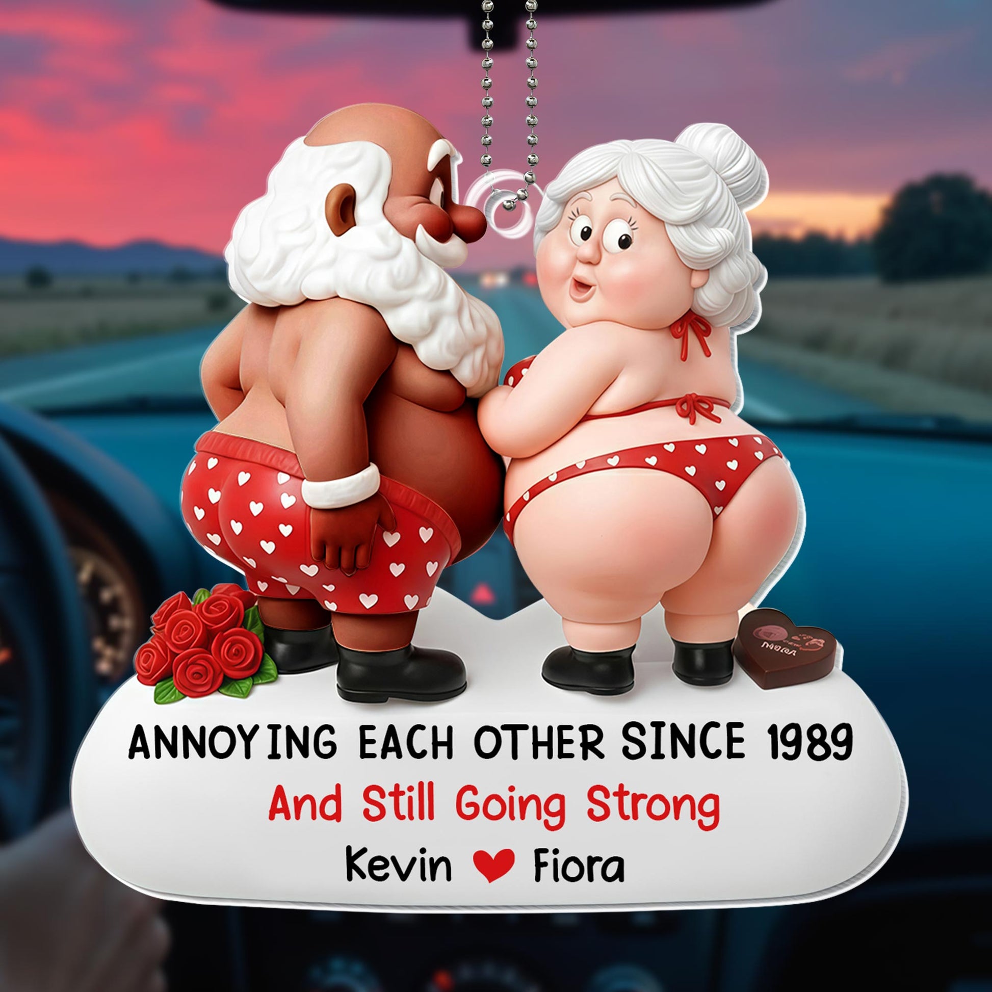 Annoying Each Other Since 1990 And Still Going Strong, Santa And Mrs. Claus