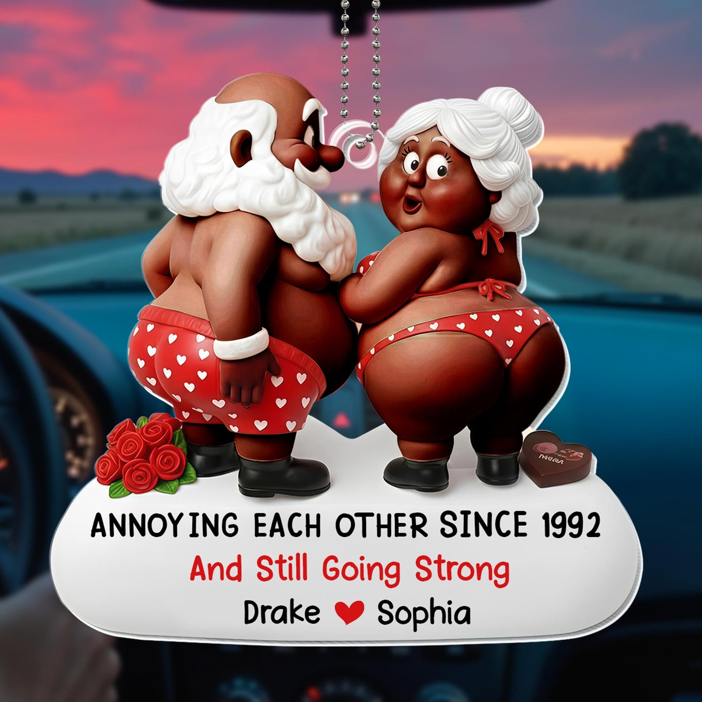 Annoying Each Other Since 1990 And Still Going Strong, Santa And Mrs. Claus