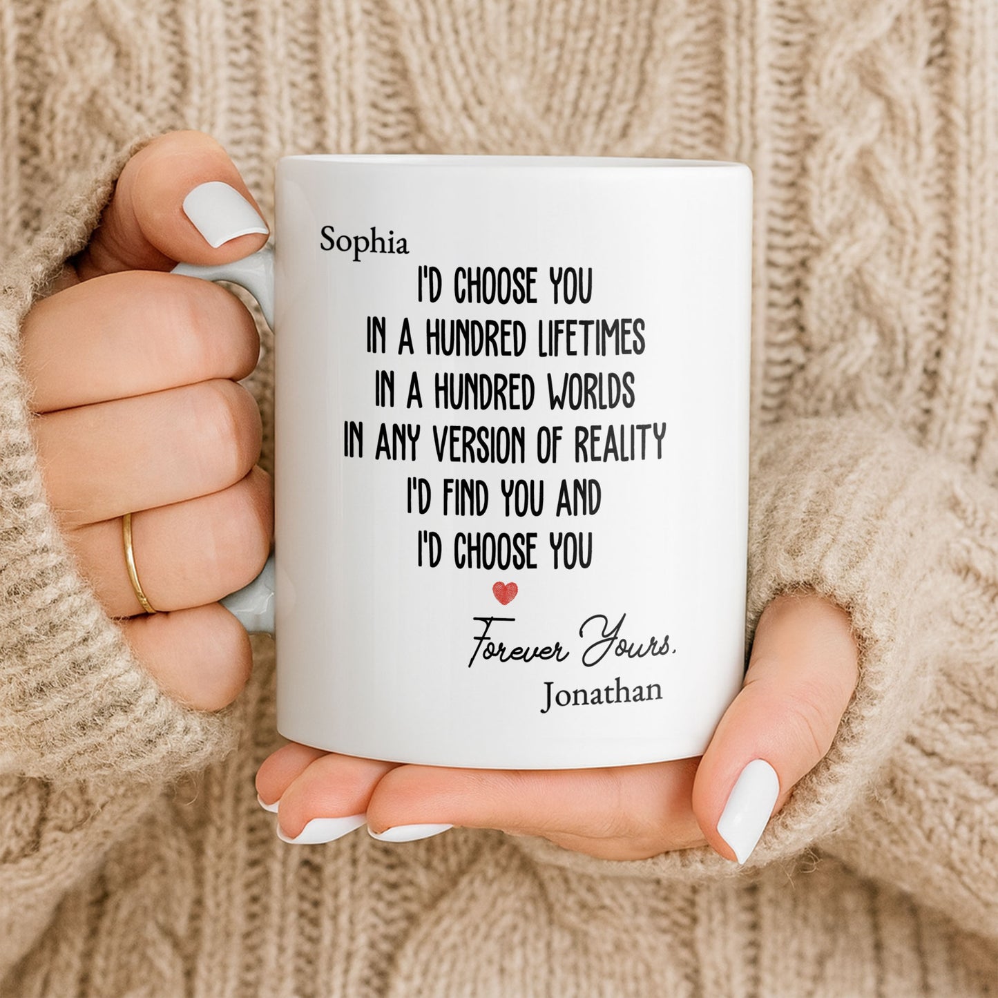 I'd Choose You In A Hundred Lifetimes, Forever Yours