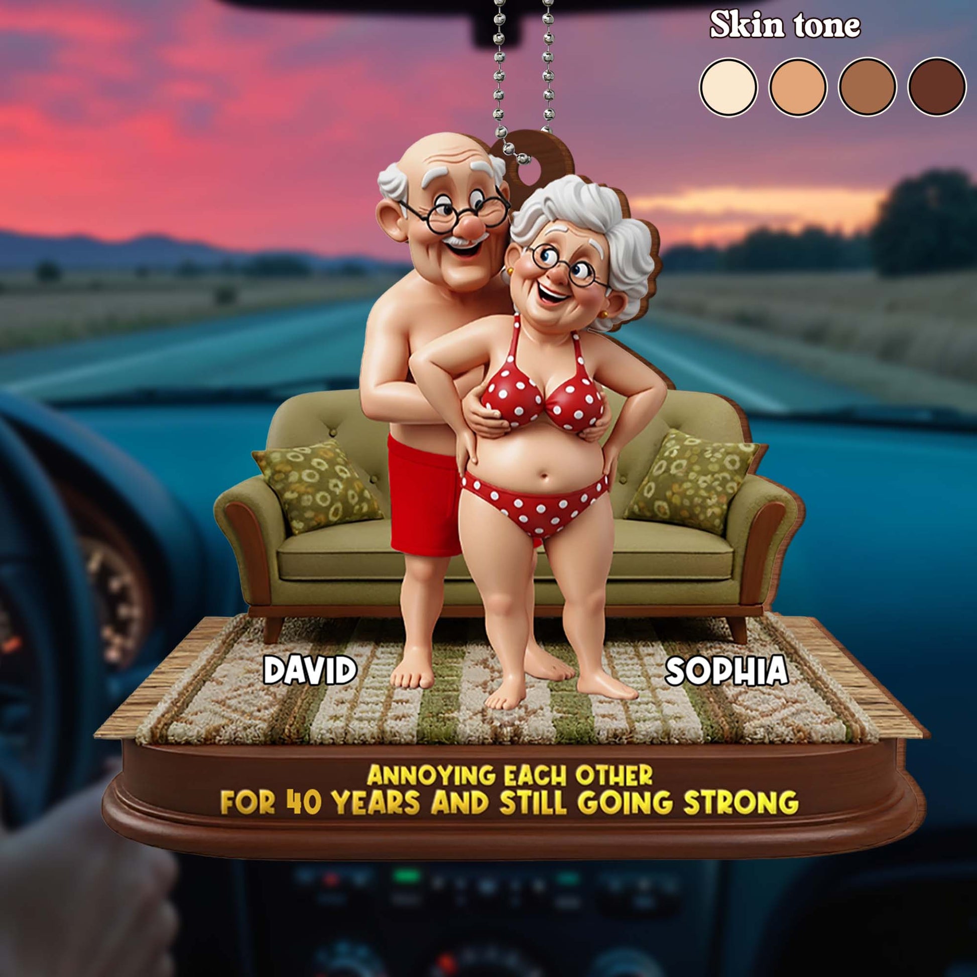 Annoying Each Other For 40 Years Elderly Couple