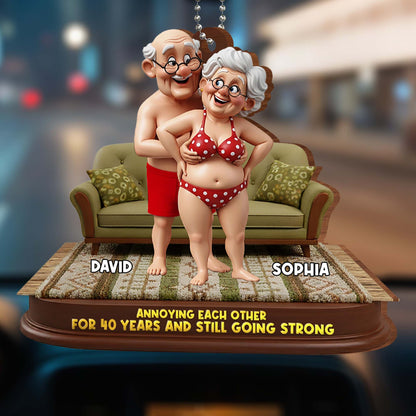 Annoying Each Other For 40 Years Elderly Couple