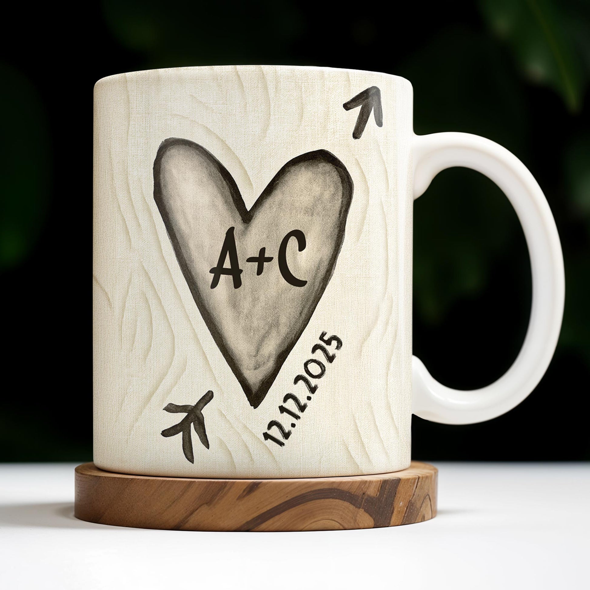 Celebrate Your Love Every Day With A Beautiful Heart Design