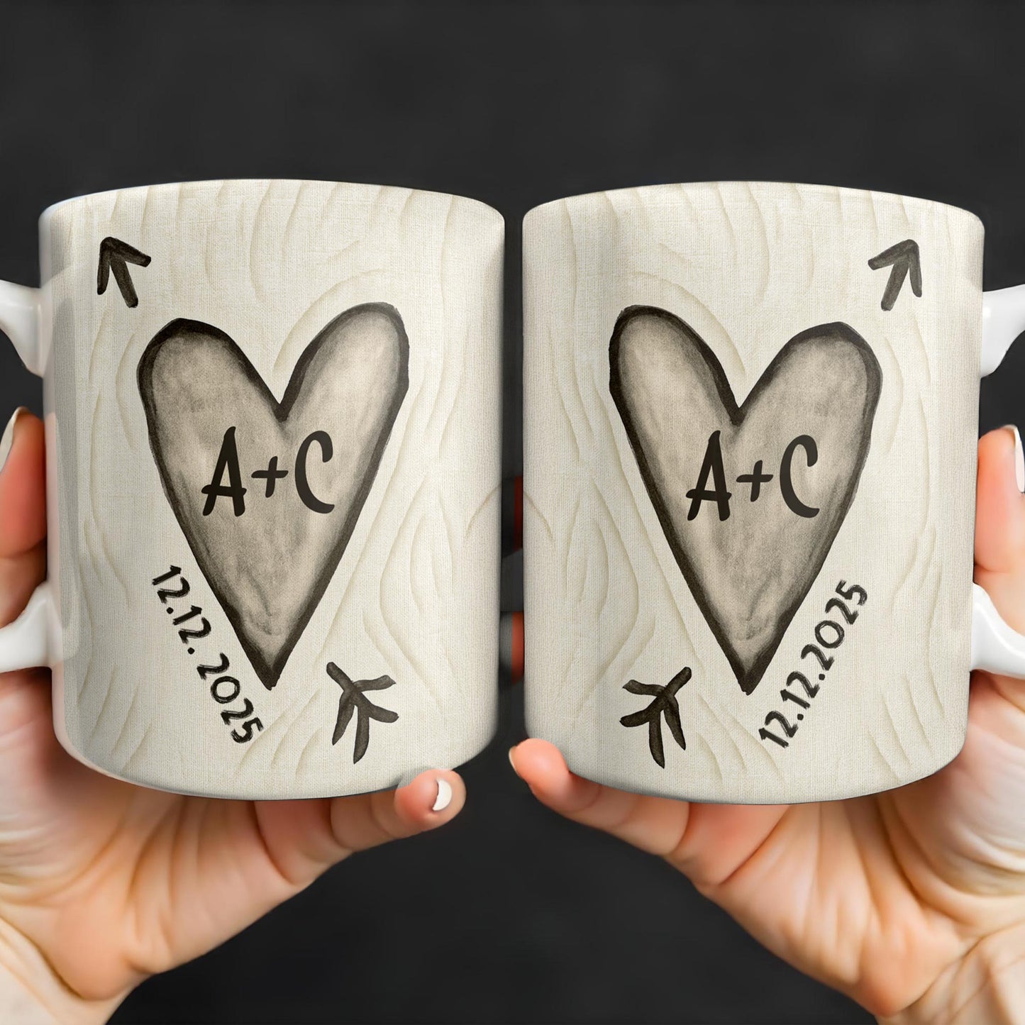 Celebrate Your Love Every Day With A Beautiful Heart Design