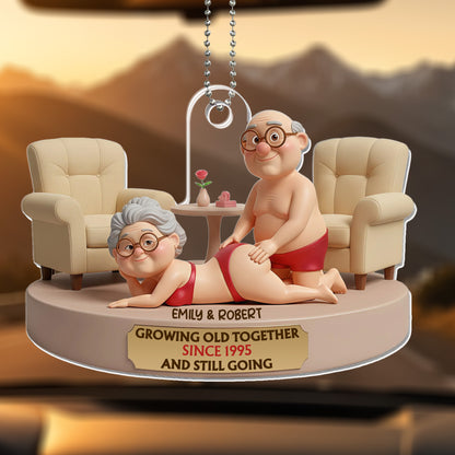 Growing Old Together Since 1995, Elderly Couple Design